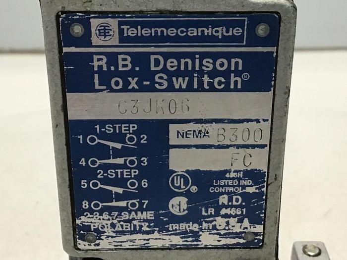 Used TELEMECANIQUE Limit Switch C3JK06 #121469