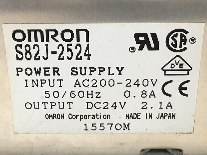 Used OMRON Power Supply S82J-2524 #95636