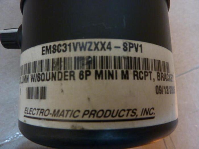 Used ELECTRO MATIC Signal Column EMSC31VWZXX4-8PV1 #29600