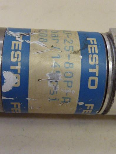 Used FESTO 2 3/4" Numatic Slide D5NU-25-80P-A #56386