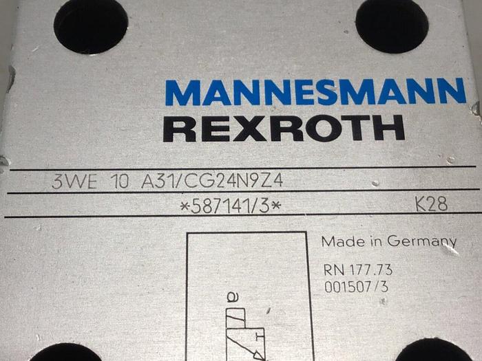 Used REXROTH Valve 3WE10A31/CG24N9Z4 #120520