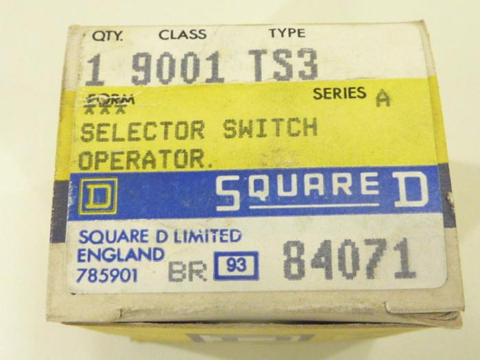 SQUARE D Selector Switch 9001-TS3 #43388