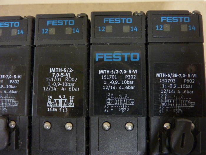 Used FESTO Control Block w/ Valves IFB8-03 #52805