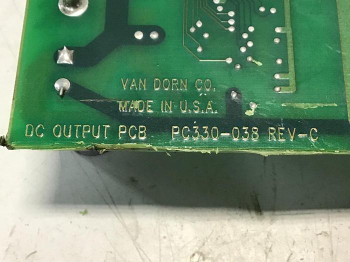 Used VAN DORN Pathfinder DC Output Board PC330-038 Used