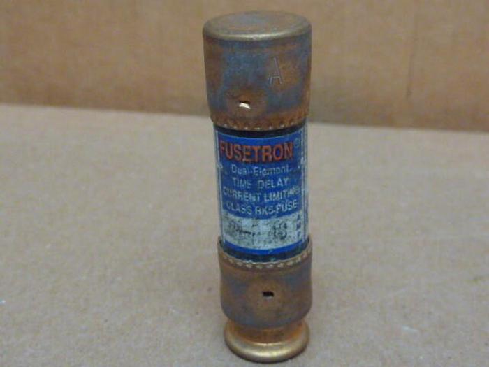 Used FUSETRON 10 Amp Fuse FRN-R-10 #33665