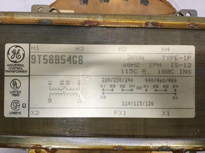 Used GENERAL ELECTRIC / GE 2 kVA Transformer 9T58B54G8 #115965