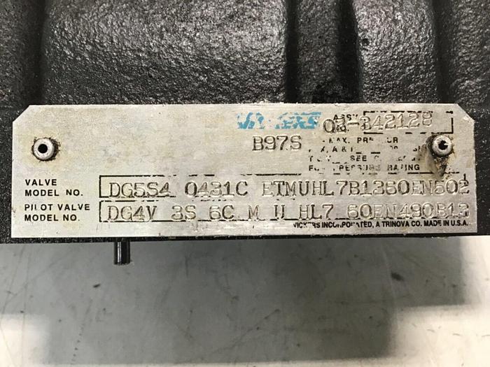 Used VICKERS Valve DG4V3S6CMUHL760EN490B13 Used  #137306