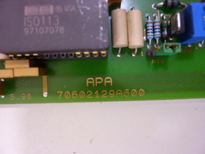 Used AEG Circuit Board 70602129A600 #53419