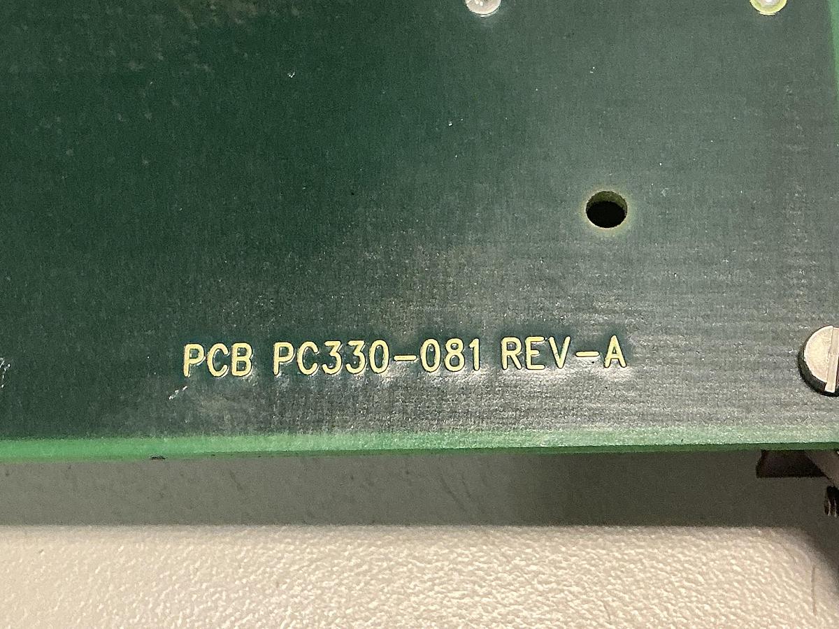 Used VAN DORN 330081 REV-A