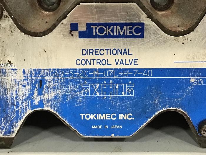 Used TOKIMEC Valve DG4V-5-2C-M-U7L-H-7-40 Used #145729