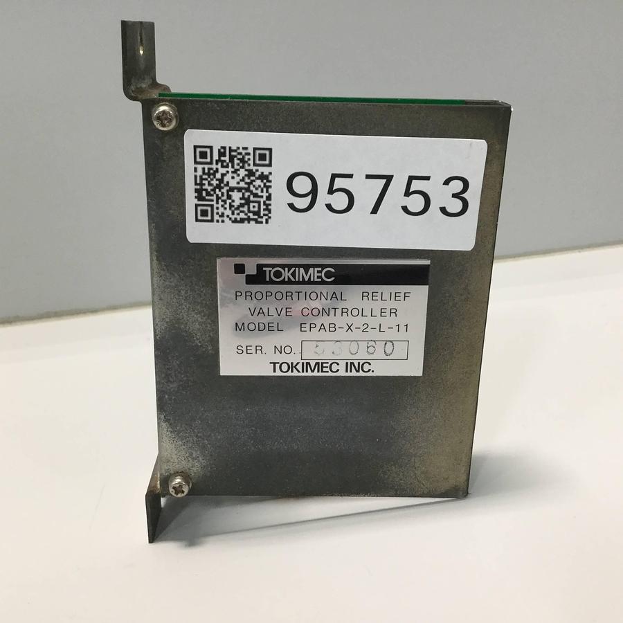 Used TOKIMEC Proportional Relief Valve Controller EPAB-X-2-L-11 Used