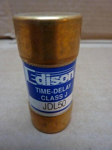 Used EDISON 50 Amp Fuse JDL-50 #25139
