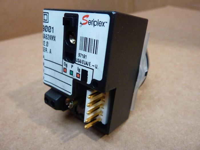 Used SQUARE D Push Button 9001-KA62KMX BLACK #38211