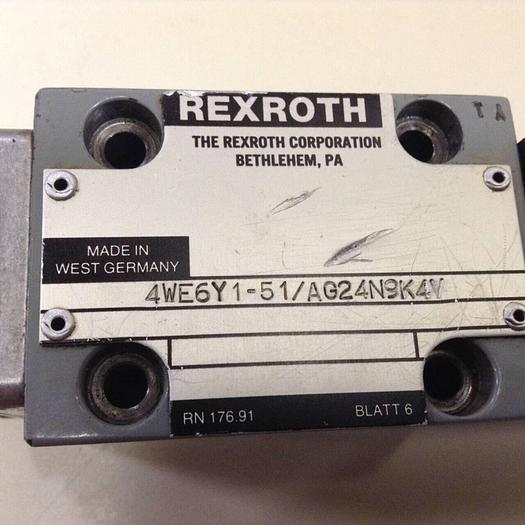 Used REXROTH Hydraulic Valve 4WE6Y151/AG24N9K4V #84252
