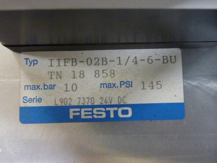 Used FESTO Control Block / Valve Terminal IFB8-02 #52813