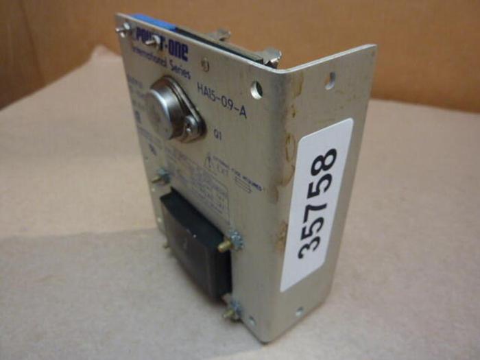 Used POWER ONE power supply HA15-0.9-A #35758