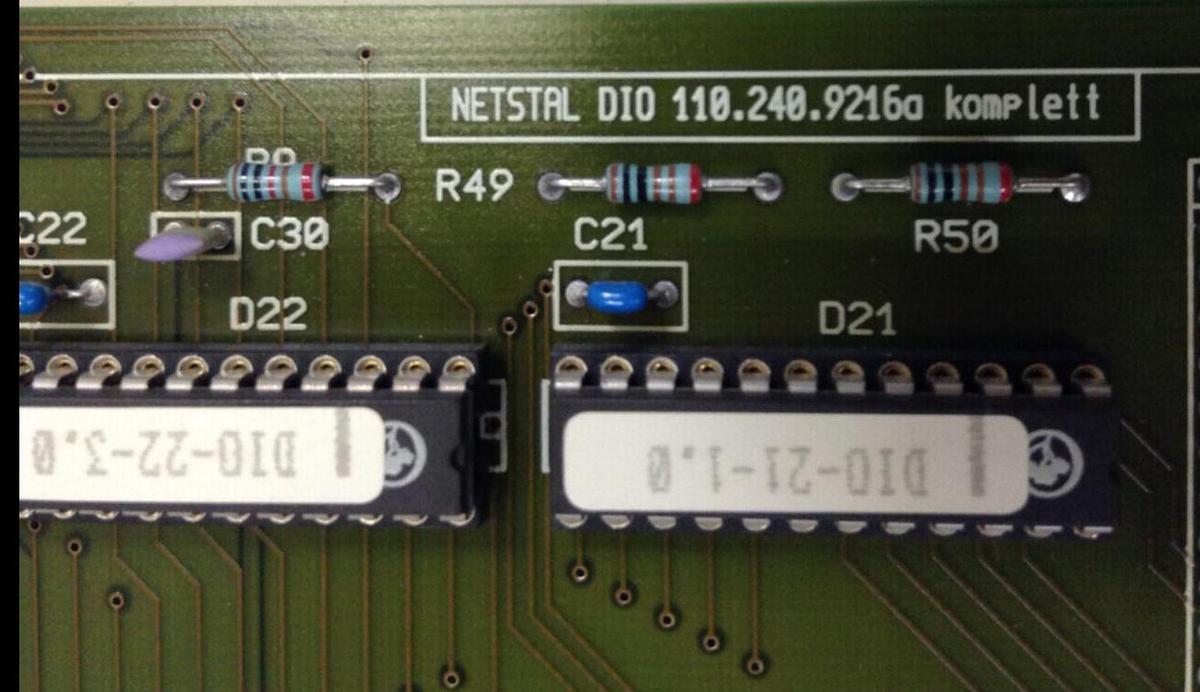 Used NETSTAL Circuit Board DIO 110.2409216A USED