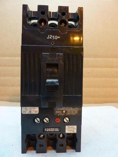 Used GENERAL ELECTRIC / GE 125 Amp Circuit Breaker TFJ236125 Used