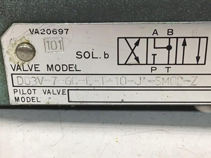 Used VICKERS Valve DG3V76CET10JASM02Z #113101