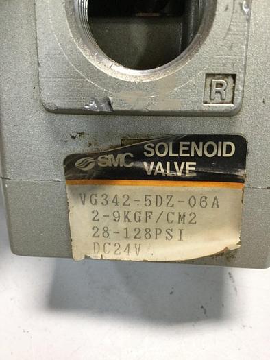 Used SMC Solenoid Valve VG342-5DZ-06A #114703