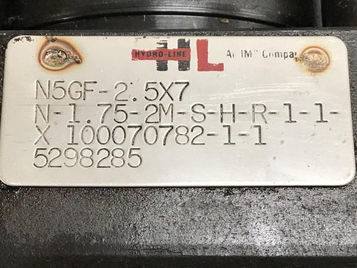 Used HYDRO LINE Clamp Cylinder N5GF-2.5X7 #133586
