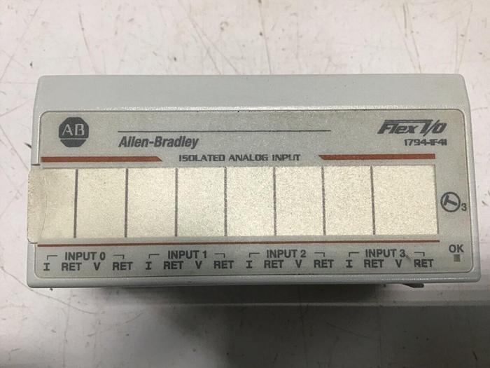 Used ALLEN BRADLEY Flex I/O Input Module 1794-1F41 SER A Used