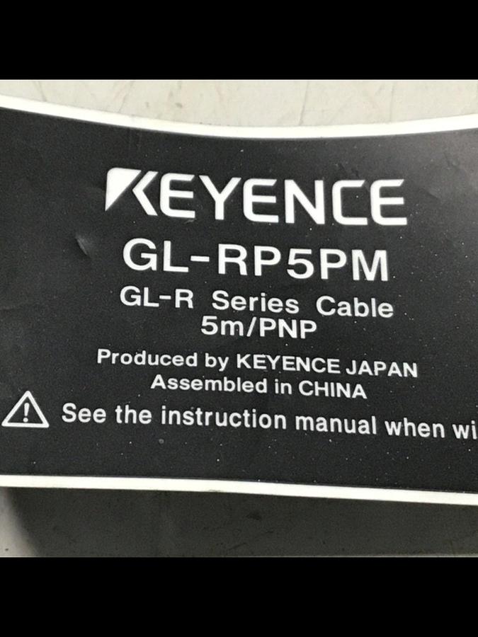 Used KEYENCE CORP Cable GL-RP5PM Used