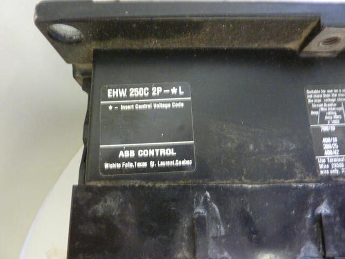 Used ABB Welding Isolation Contactor EHW 250C 2P-.L Used