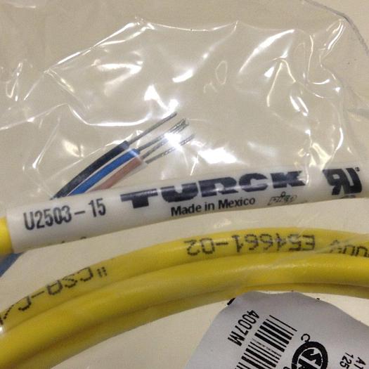 Used TURCK ELEKTRONIK Cordset Cable PKG 4-2 #82683