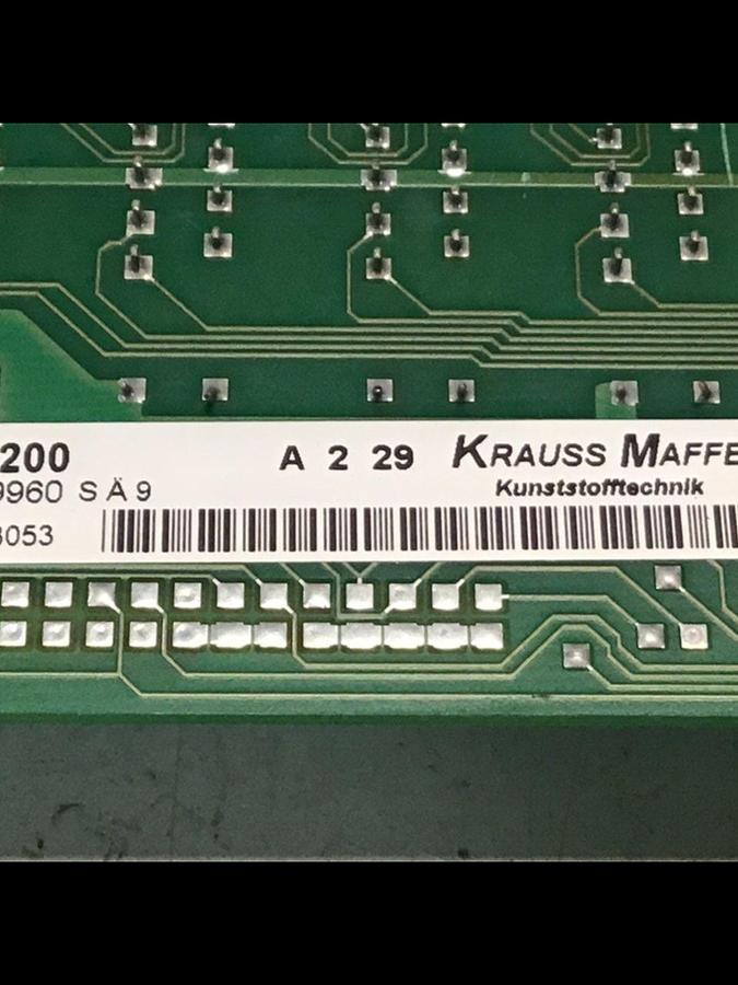 Used KRAUSS MAFFEI Circuit Board LV200 USED