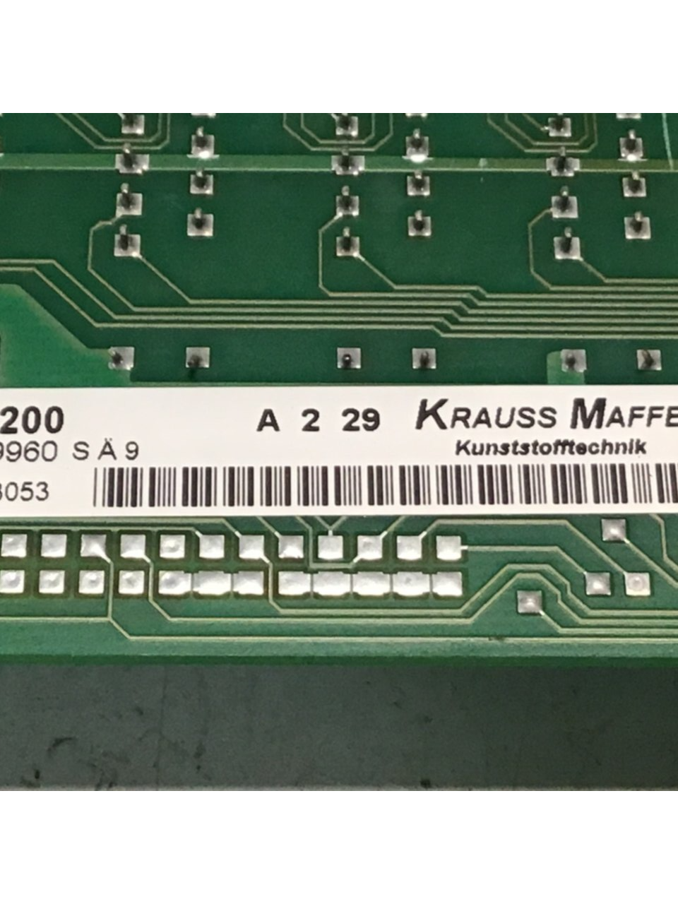 Used KRAUSS MAFFEI Circuit Board LV200 USED