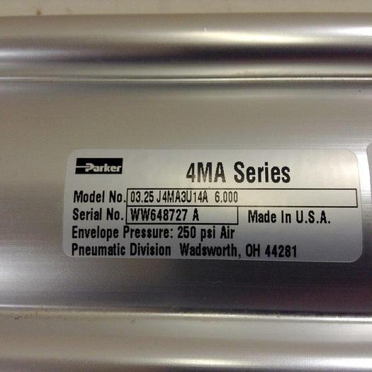 Used PARKER Cylinder 03.25 J4MA3U14A 6.000 #81201