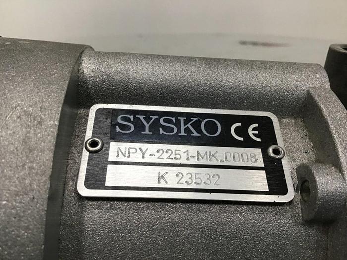 Used SYSKO CORPORATION Pump NPY-2251-MK.0008 #125329