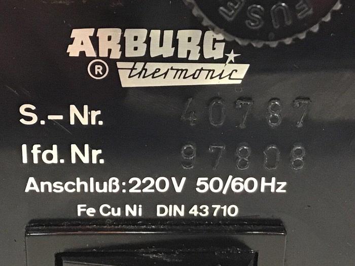 Used ARBURG Temperature Control FF10G250/500 Used