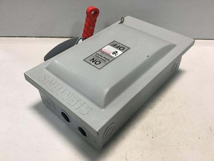 Used SIEMENS Heavy Duty Safety Disconnect Switch HNF362 #130229