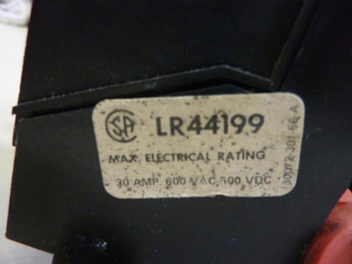 Used SQUARE D Disconnect Switch 9422-TC-1 #65898