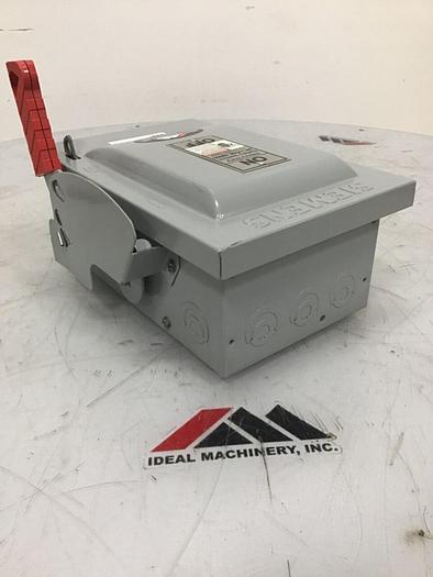 Used SIEMENS 30 Amp Safety Disconnect Switch HNF361 VBII #124082