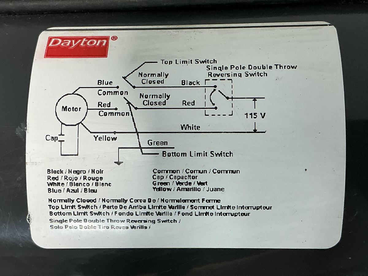 Used DAYTON 6Z086