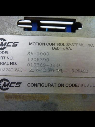 Used MCS Servo Amplifier SA-1000 #56264