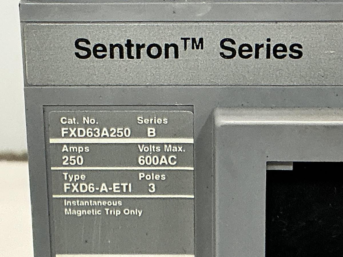 Used SIEMENS FXD63A250