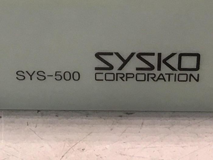 Used SYSCO Control Panel SYS-500 #105461