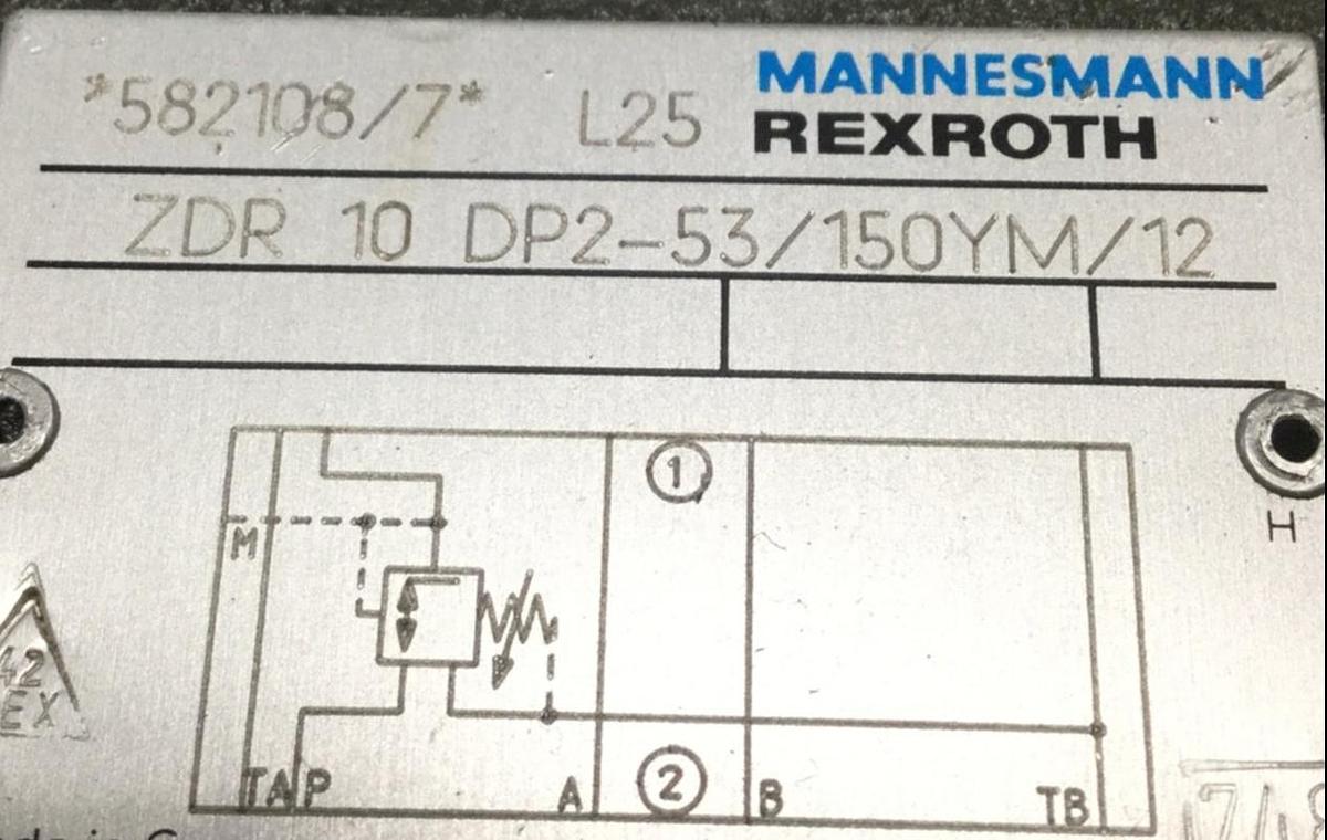 Used REXROTH Valves ZDR 10 DP2-53/150YM/12 Used 
