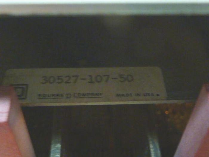 Used SQUARE D DC Firing Panel 30527-057-50 #31730