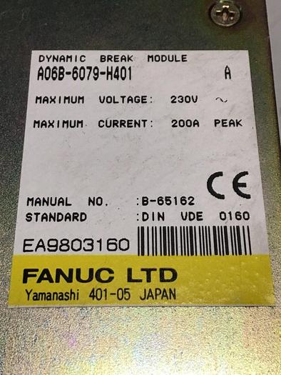 Used FANUC Dynamic Break Module A06B-6079-H401 #136034