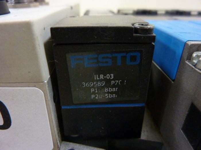 Used FESTO Control Block w/ Valves IFB8-03 #52800