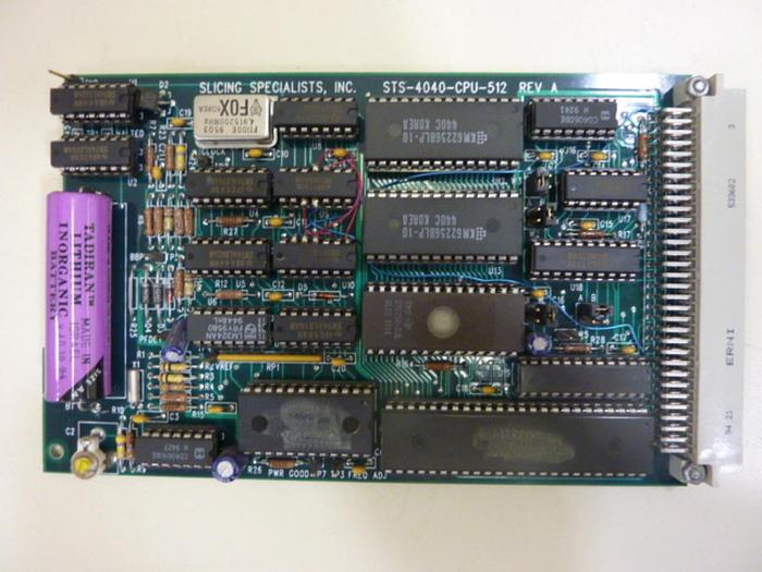 Used SLICING SPECIALIST Circuit Board STS-4040-CPU-512 #48341