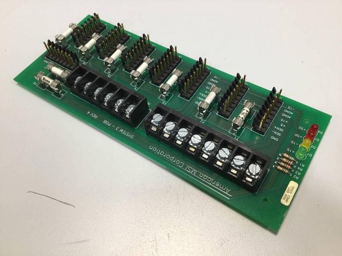 Used AMERICAN MSI Circuit Board SYSTEM 3-PDB #99905