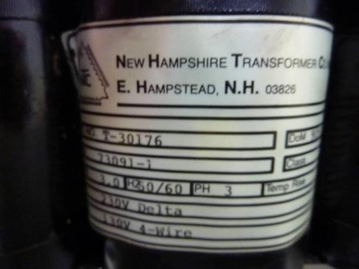 Used NEW HAMPSHIRE 3.0 kVA Transformer T-30176 #67239