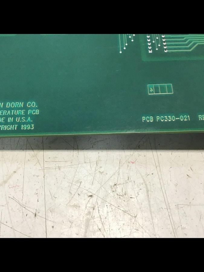Used VAN DORN Temperature Circuit Board PC330-021 330-021 #143090