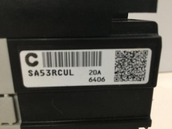 Used FUJI ELECTRIC 20 Amp Circuit Breaker SA53RCUL/20 #104965